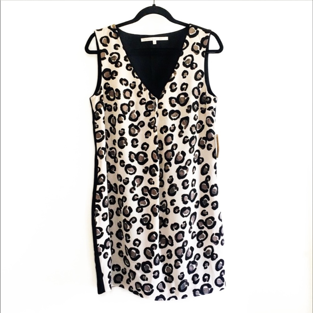 NWT RACHEL Rachel Roy Animal Print Shift Dress